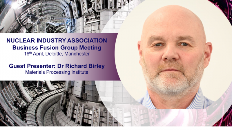 Richard Birley to present at Nuclear event